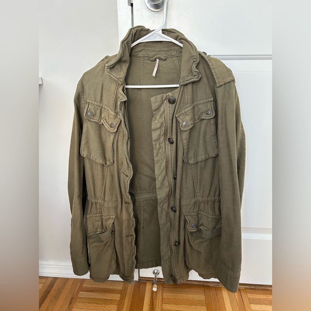 Free people khaki coat